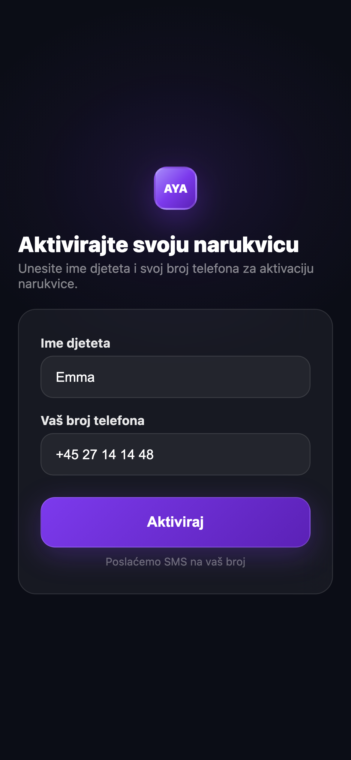 Aktivirajte narukvicu