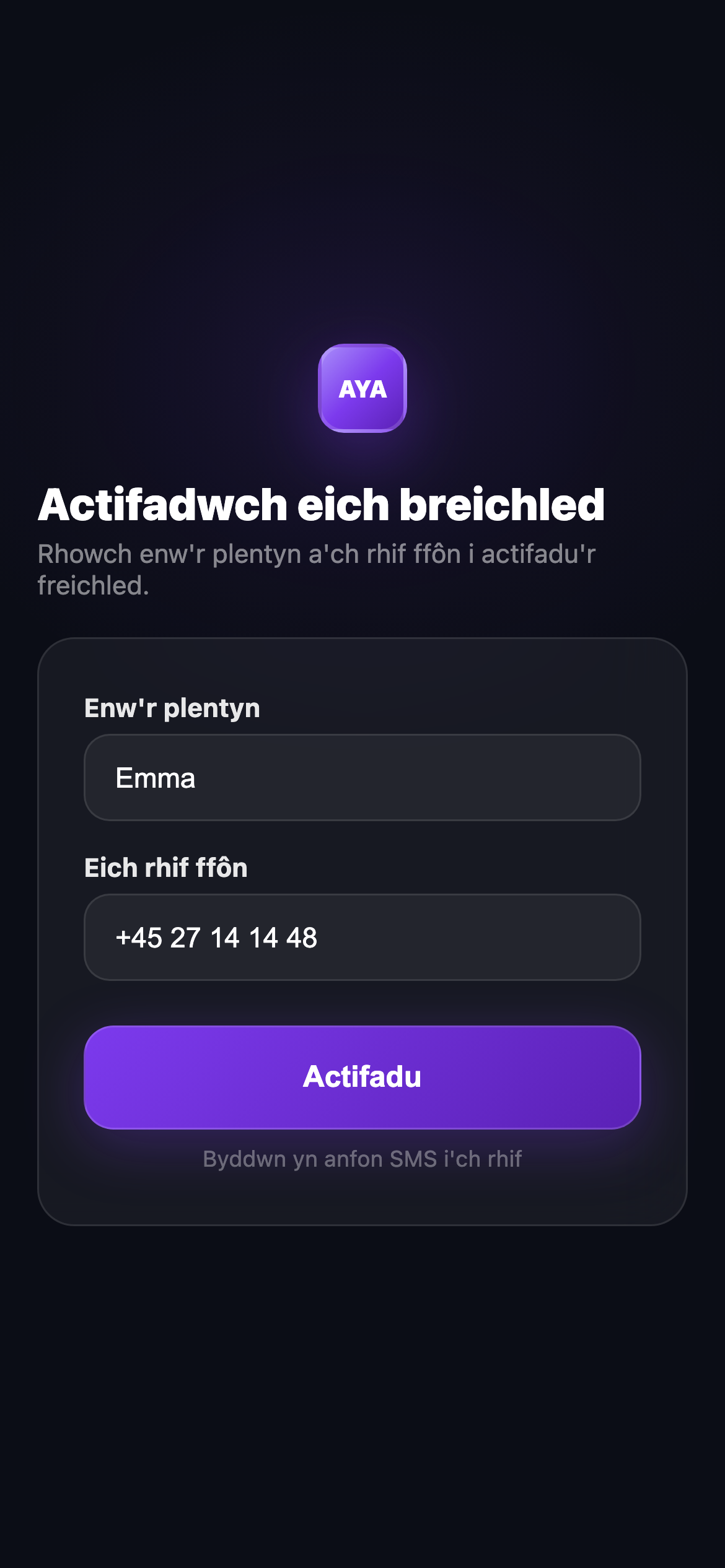 Actifadwch y freichled