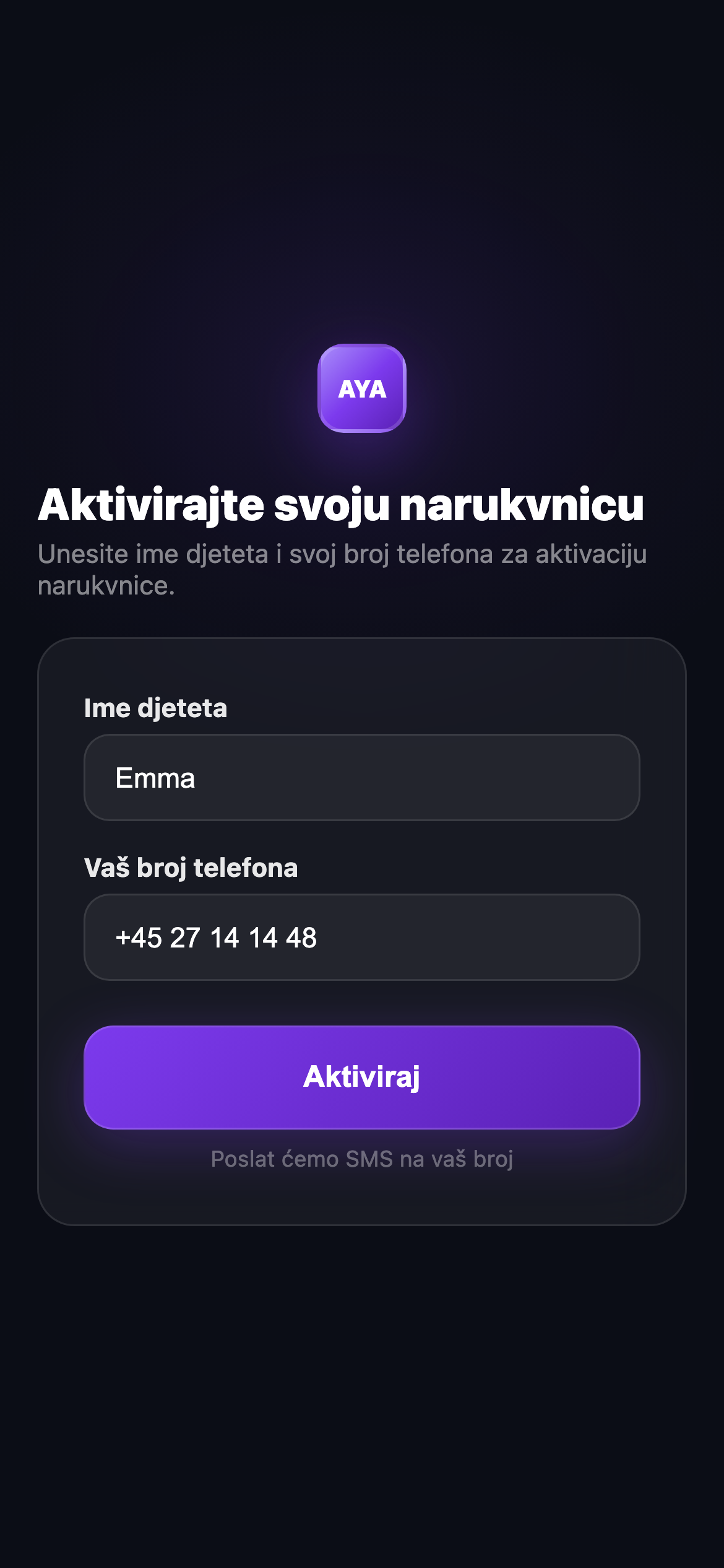 Aktivirajte narukvicu