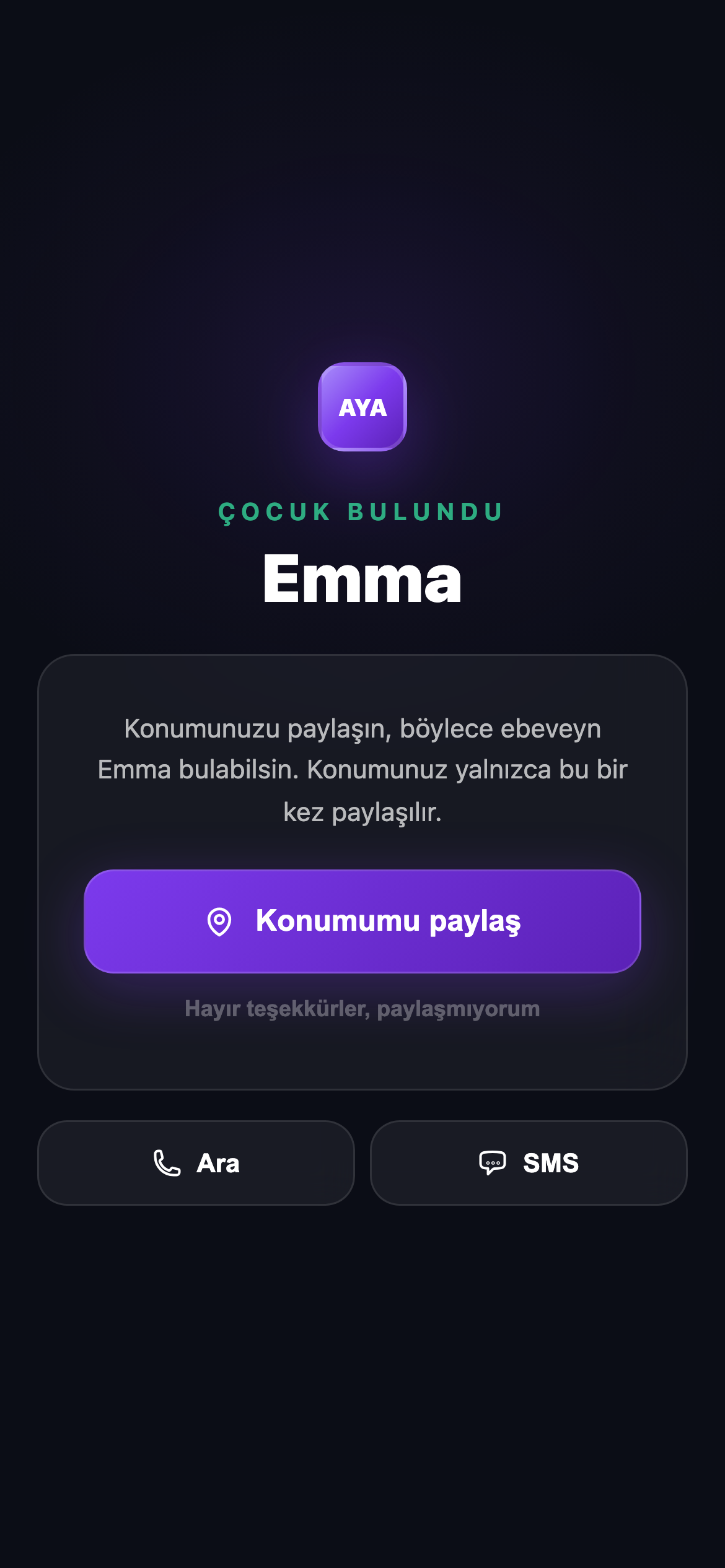 Biri çocuğunuzu buluyor